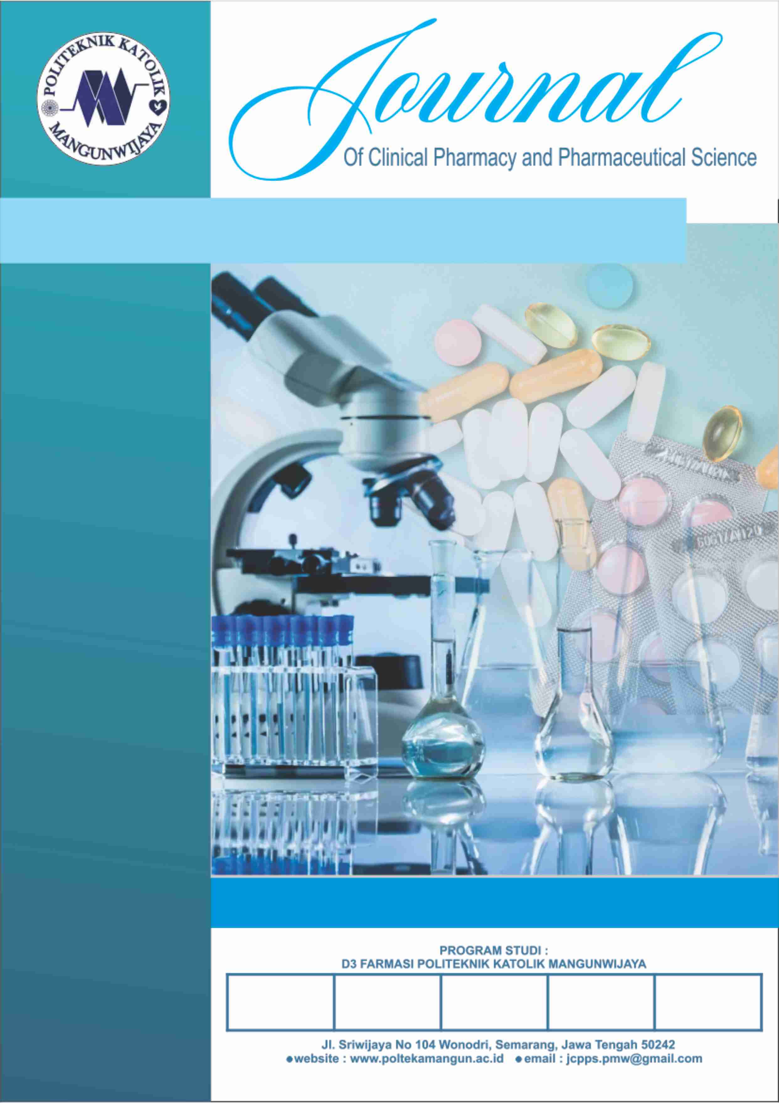 					View Vol. 4 No. 2 (2025): Oktober : Journal of Clinical Pharmacy and Pharmaceutical Science
				